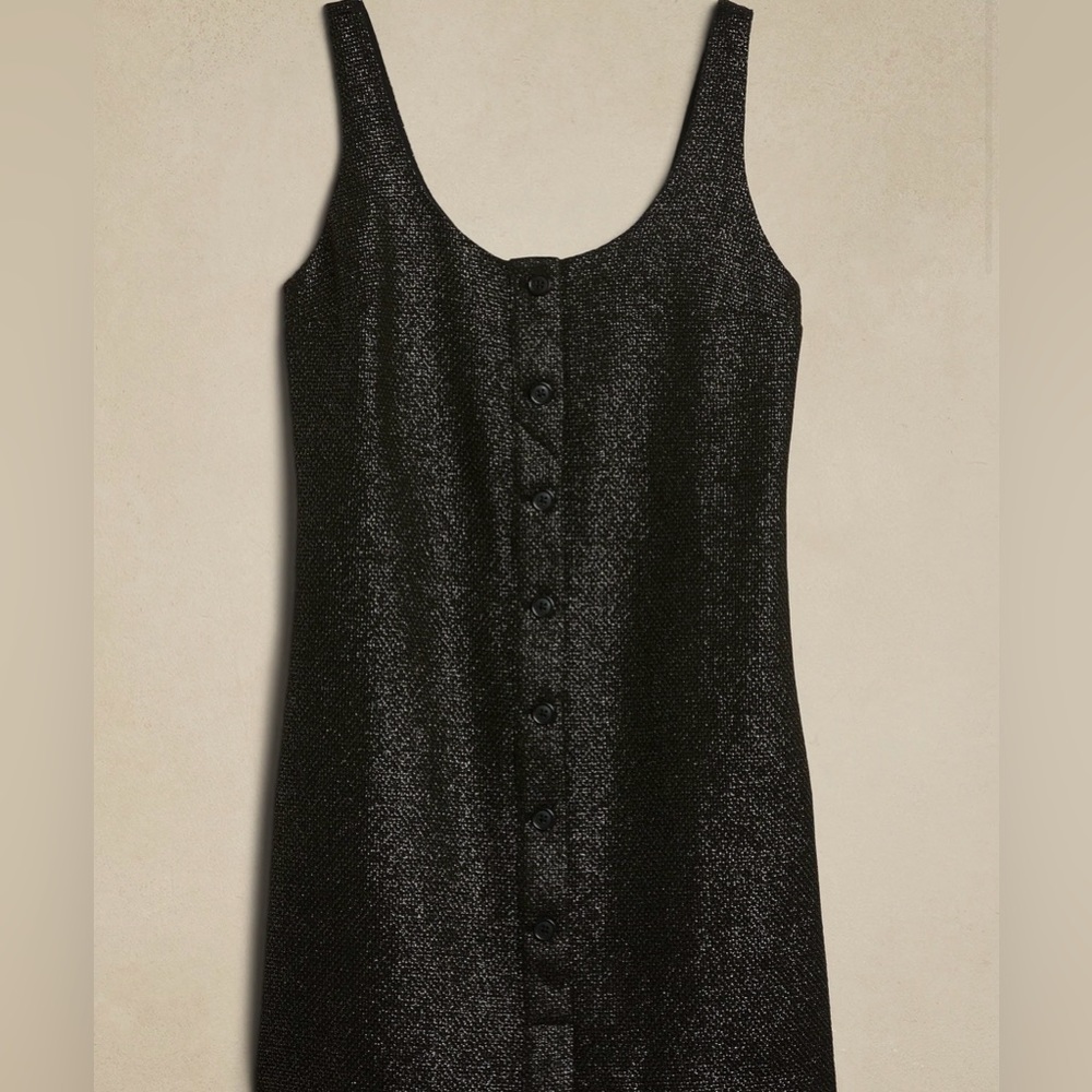 NWT Banana Republic Factory | METALLIC TWEED MINI DRESS
